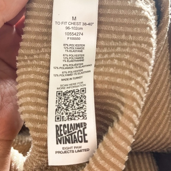 Reclaimed Vintage Shacket, Size Medium - Picture 11 of 15